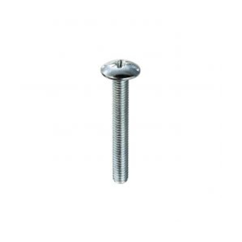 *POZI ZINC B M6 LARGE ROUND HEAD SCREWS
