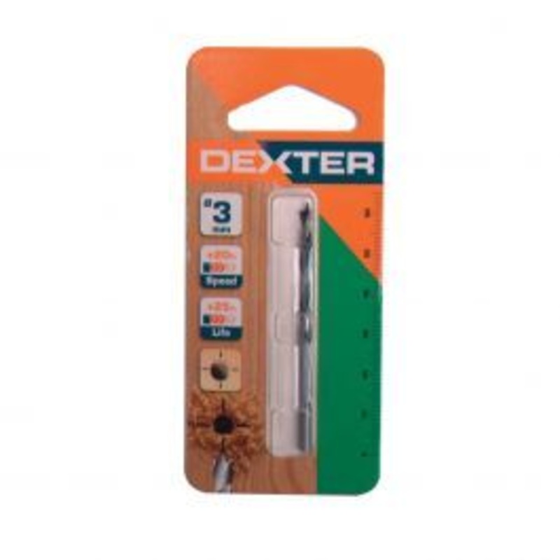 DEXTER WOOD DRILL BIT DIAM 3MM. LUNGHEZ