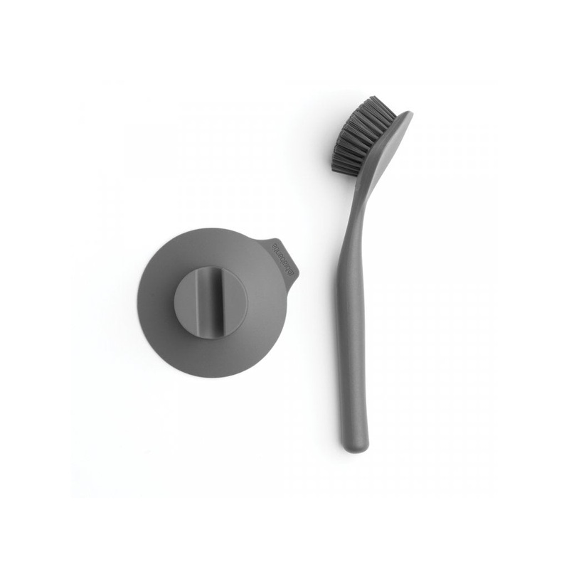 SINKSIDE DISH BRUSH WITH SUCTION CUP