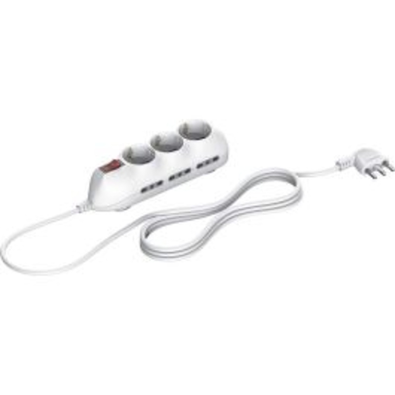 RISING CABLE EXTENSION SOCKET 1.5M WITH SWITCH