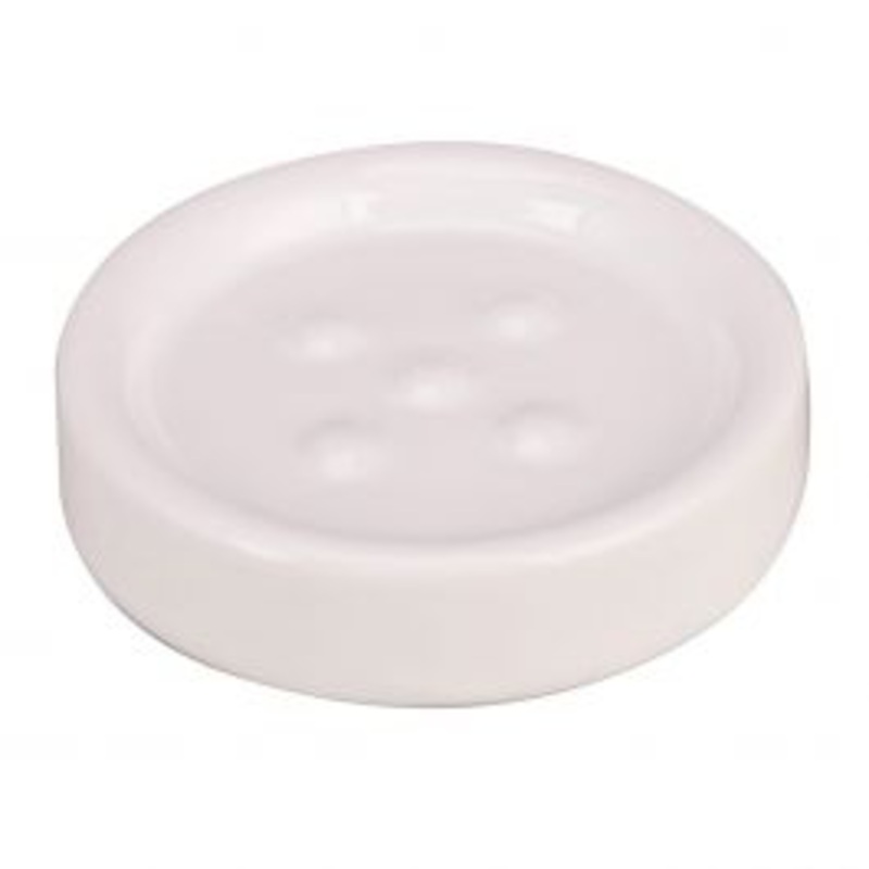 SOAP DISH ESSENTIAL CERAMIC WHITE TO