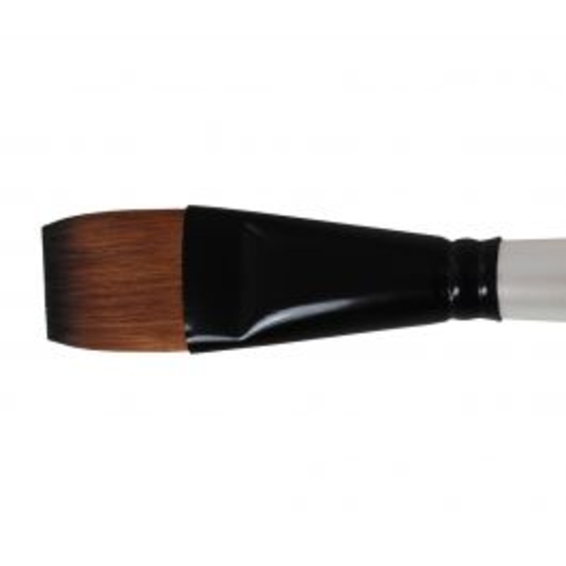 SYNTHETIC FLAT BRUSH N1 CORT HANDLE